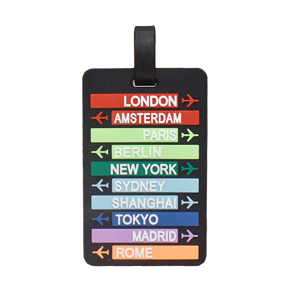 Étiquette de voyage - Destinations