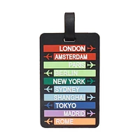 Étiquette de voyage - Destinations