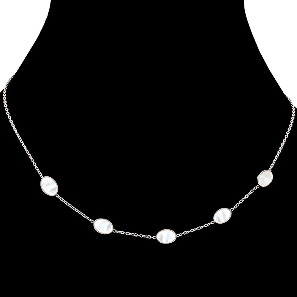 Collier perlé - Argent
