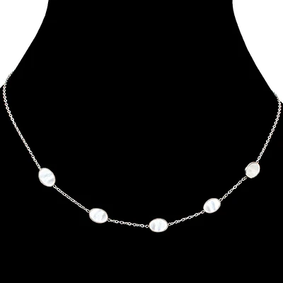 Collier perlé - Argent
