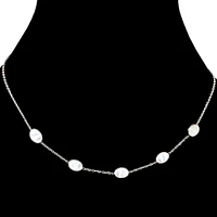 Pearl necklace - Silver