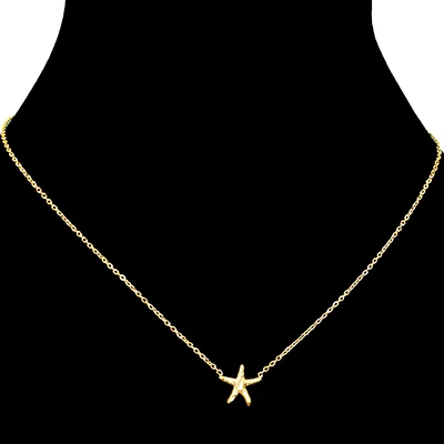 Starfish necklace - Gold
