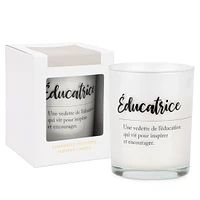 Chandelle parfumée - Éducatrice