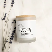 Candle 2 wicks - Lavender & lemon