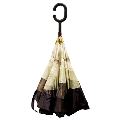 Reversible umbrella - White flower