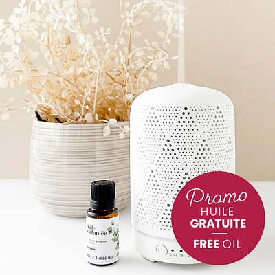 Diffuseur Aura + Huile gratuite