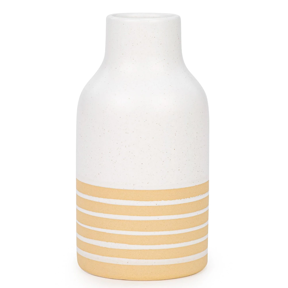 Vase 2 tons - Rayé