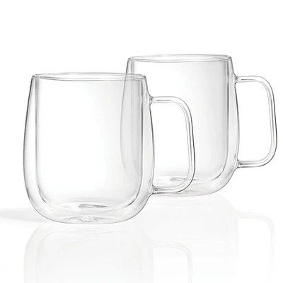 Set of 2 double wall cups