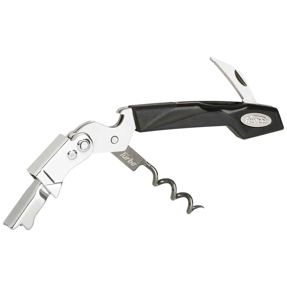 Turbo double lever corkscrew