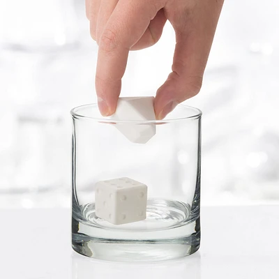 Ceramic ice cubes