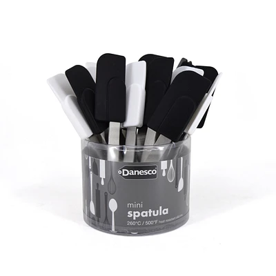 Mini spatule en silicone - Noir ou blanc