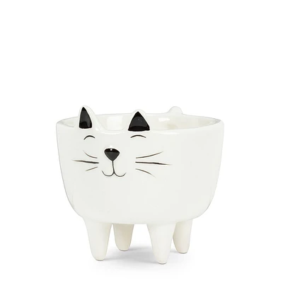 Standing ceramic pot - Cat