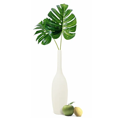 White bud vase - 15"