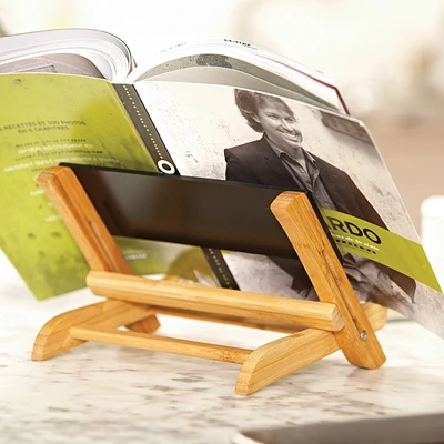 Bamboo book holder