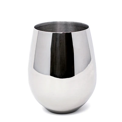 Stainless steel stemless wine glasse