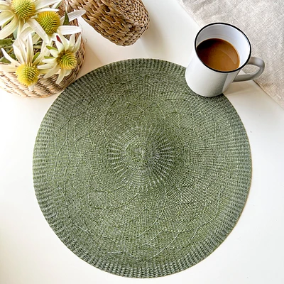 Round placemat - Green