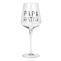 Verre à vin - Papa tu es le meilleur