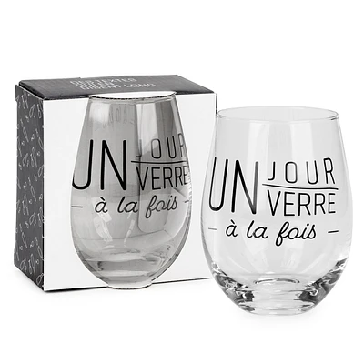 Steamless wine glass - Un jour/verre à la fois