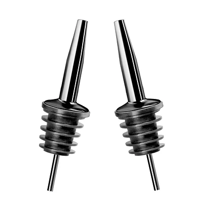 Set of 2 spouts - Black chrome