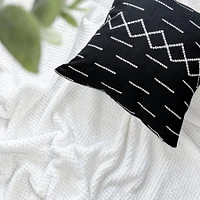 Jeté Kozy texturé - Blanc