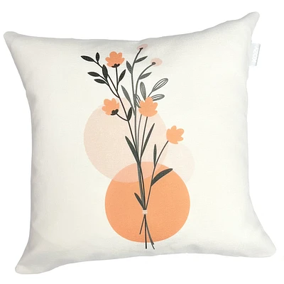 Coussin Kozy - Bouquet cantaloup