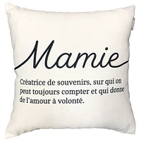 Coussin à texte éco - Mamie