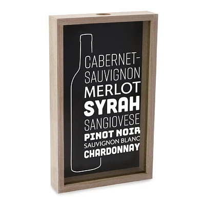 Natural wood corkscrew box - Wine