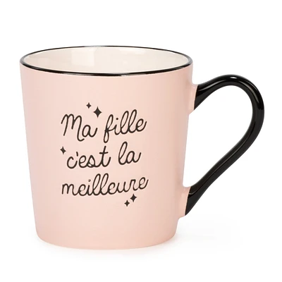 Pink mug - Ma fille