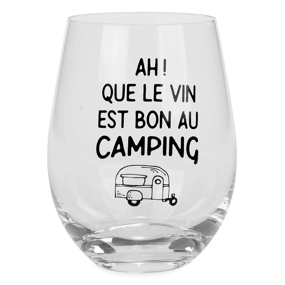 Verre à vin sans pied - Camping