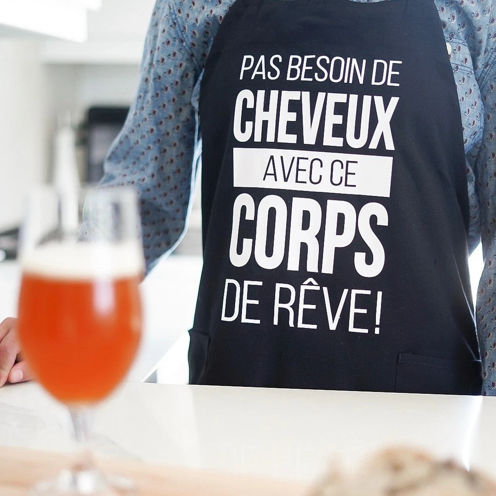 Black apron - Pas besoin de cheveux