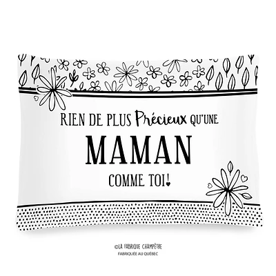 Text cushion - Rien de plus précieux... Maman