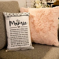 Coussin à texte - Chez mamie