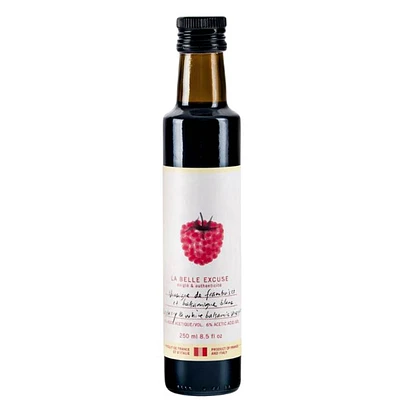 Raspberries and white balsamic vinegar