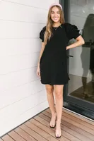 All The Sleeve Dress Black