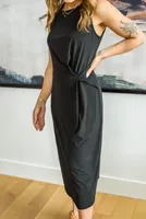 Another New Day Midi Dress Black