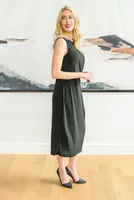 Another New Day Midi Dress Black