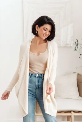 Cozy Nights Cardigan Cream