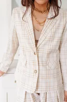 Plaid Blazer