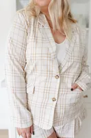 Plaid Blazer