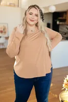 Every Girl's Favorite Basic Top Apricot