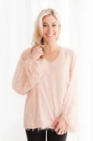 Express Yourself Top Peach