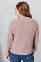 Fireside Zip Up Jacket Taupe