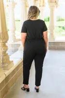 Gia Faux Wrap Jumpsuit