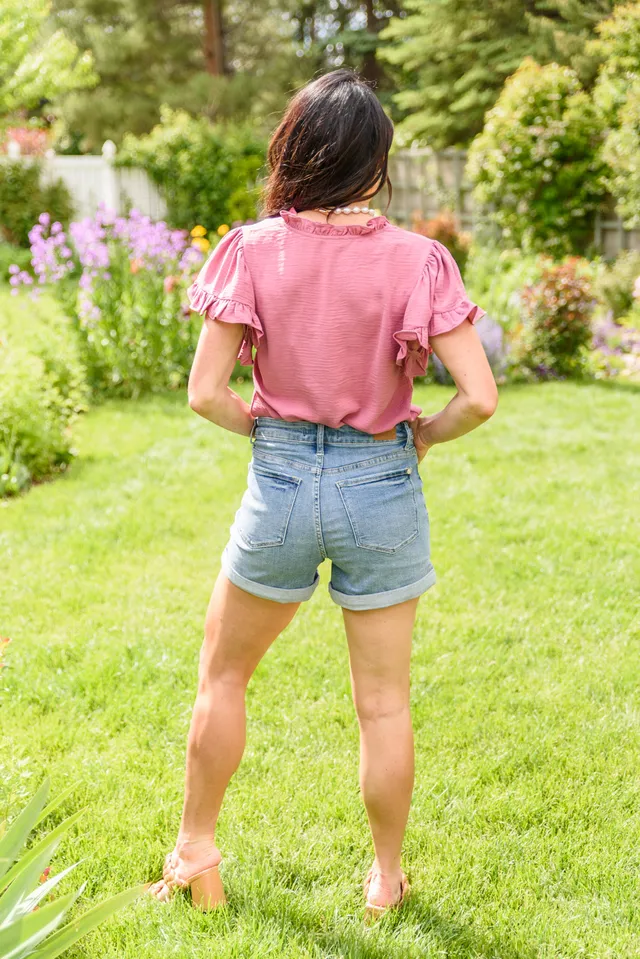 Gap 2 Sky High Rise Denim Festival Shorts