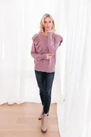 I Choose You Sweater Purple