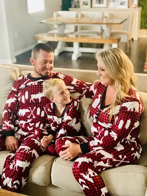 PREORDER: Matching Family Pajamas Plaid Bear