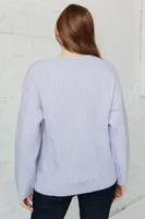 La-La Lux Sweater Lavender