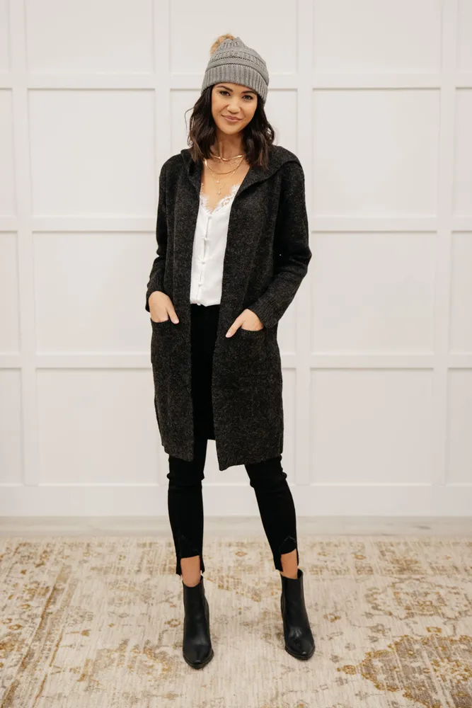 Mila Cardigan Charcoal