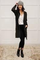 Mila Cardigan Charcoal