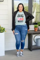 Oh My Gourd Becky! Graphic Tee Aqua